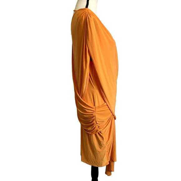 NWT Club L London Drapey Ruched Mini Dress in Autumn Glory - Picture 2 of 6